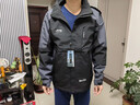 JEEP SPIRIT吉普夾克男秋冬季沖鋒外套男女防風(fēng)上衣男 黑/深灰 2XL 曬單實(shí)拍圖