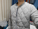 加絨加厚內膽棉衣男秋冬內穿保暖棉襖初高中學(xué)生校服神器羽絨棉服 灰色 2XL 140-160斤 曬單實(shí)拍圖