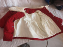 班喜迪女童棉服冬裝兒童洋氣公主夾棉外套女寶寶加絨棉衣新年衣服拜年服 曬單實(shí)拍圖