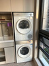 西門(mén)子（SIEMENS）小晶鉆超氧Pro 10+10KG大容量洗烘套裝 全自動(dòng)滾筒洗衣機變頻熱泵烘干機 超氧袪味WG54H1E00W+001W 曬單實(shí)拍圖
