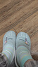 月子鞋春3月45月份透氣包跟厚底室內防滑大碼孕婦產(chǎn)婦軟底拖鞋 淺灰色 L(250)適合38-39碼的腳 曬單實(shí)拍圖