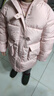 G.duck小黃鴨女童棉服中長(cháng)款2025新款中大童棉襖洋氣冬裝寶寶冬季厚外套 粉紅色 150 曬單實(shí)拍圖