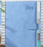 嘉然恒 日程本2026年帶日期筆記本本子A4每日計劃本一天一頁(yè)時(shí)間管理效率手冊日歷式記事本定制 A4天藍色 曬單實(shí)拍圖