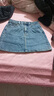 UR2025夏季新款女裝休閑簡(jiǎn)約復古水洗牛仔半裙UYU850041 曬單實(shí)拍圖