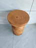 中古風(fēng)深紋復古木墩原木茶幾民宿邊幾木樁花架擺件實(shí)木矮凳小凳子 深紋企鵝款（直徑35*45cm高） 曬單實(shí)拍圖