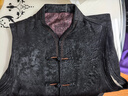 恒源祥秋冬新款中國風(fēng)馬甲男加絨加厚棉衣盤(pán)扣無(wú)袖坎肩中式唐裝背心保暖 黑色 XL 180【建議150-165斤】 曬單實(shí)拍圖