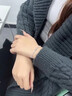 珍尚銀中國黃金蝴蝶結純銀手鏈女款999足銀生日禮物女士送女友老婆媽媽 曬單實(shí)拍圖