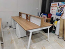 職員桌簡(jiǎn)約現代辦公桌椅組合員工位辦公室家具多人屏風(fēng)工位辦公桌 定制辦公配件 曬單實(shí)拍圖