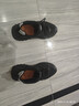AIZUNSHI男鞋夏季男款鞋子黑色勞保工地工作防滑耐磨運動(dòng)休閑跑步老爹潮鞋 Q617黑色 43 (265mm) 曬單實(shí)拍圖