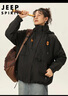 JEEP SPIRIT吉普沖鋒衣外套男女款秋冬季防風(fēng)戶(hù)外情侶裝夾克男 黑色 M 曬單實(shí)拍圖