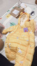紅唇珊嬰幼兒連體羽絨棉服加厚加絨新生兒爬爬服連帽卡通保暖哈衣爬行服 黃色 100碼 建議12-18個(gè)月23-29斤 曬單實(shí)拍圖