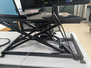 代斯克升降電腦桌升降架站立式工作臺辦公站立式氣動(dòng)電腦支架辦公書(shū)桌 豪華氣動(dòng)無(wú)極升降—黑色80cm 曬單實(shí)拍圖
