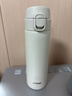 虎牌（TIGER）保溫杯 輕量型不銹鋼真空一鍵開(kāi)啟彈蓋杯 MOY-A48C-WK雪花白480ML 曬單實(shí)拍圖
