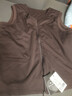 皮爾卡丹（pierre cardin）100%桑蠶絲背心男士?jì)却┵N身保暖真絲棉馬夾手工蠶絲棉襖內膽馬甲 咖啡 拉鏈 口袋 3XL 3XL(建議160-180斤) 曬單實(shí)拍圖