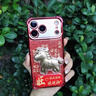 爆柿集新年發(fā)財小馬紅色適用蘋(píng)果17promax手機殼iPhone16promax四角防摔殼15中國紅14喜慶13高級12男女11 四角防摔-紅【馬年發(fā)財】+金馬 蘋(píng)果17PROMAX 曬單實(shí)拍圖