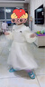 笛莎（DEESHA）女童小香風(fēng)網(wǎng)紗連衣裙2025冬季新款公主禮服裙中大童女孩童裝裙子 奶白色 140 曬單實(shí)拍圖