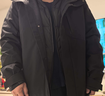 勁霸男裝秋冬新款連帽短版防寒羽絨服|NRHE4338 黑色 M 曬單實(shí)拍圖