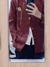 dk制服男西裝套裝一套日系學(xué)院風(fēng)墊肩外套成人禮畢業(yè)校供班服西服 紅色(西服/短襯衫/LD13領(lǐng)帶/西褲) L 曬單實(shí)拍圖