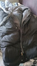 JEEP SPIRIT吉普棉服男外套2025冬季新款休閑連帽棉衣百搭保暖加厚假兩件棉襖 BQ-2511黑灰色 XL 【140-160斤】 曬單實(shí)拍圖