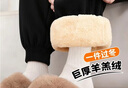 班尼路（Baleno）超厚保暖羊羔絨褲子女加絨加厚冬季2025新款秋冬外穿休閑百搭棉褲 曬單實(shí)拍圖