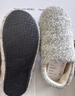 內泊【羊毛超保暖】乳膠棉鞋冬季全包跟防臭室內舒適家居棉拖鞋男灰36 曬單實(shí)拍圖