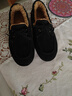 OZZEG澳洲豆豆鞋女冬季羊皮毛一體平底防滑保暖棉鞋加絨加厚鞋樂(lè )福鞋 黑色 39 曬單實(shí)拍圖