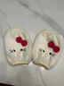 冬季款兒童kt刺繡卡通毛絨袖套保暖護袖女童學(xué)生羽絨服防臟污套袖 2#白色毛絨袖套【長(cháng)18cm】 曬單實(shí)拍圖