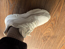安踏小千禧丨休閑鞋女鞋革面防潑水復古增高厚底軟底冬季老爹鞋運動(dòng)鞋 【革面】泥沙灰/象牙白-6 37.5 曬單實(shí)拍圖