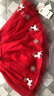 戴維貝拉（DAVE＆BELLA）兒童毛衣連衣裙秋冬新款女童圣誕裙子小童網(wǎng)紗裙女寶寶童裙 中國紅【現貨】 90 cm（建議身高80-90cm） 曬單實(shí)拍圖