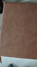 法拉蒙筆記本本子A4加厚記事本商務(wù)羊巴皮面復古筆記本子工作日記本會(huì )議記錄本辦公文具可定制 棕色 曬單實(shí)拍圖