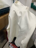 布先生熱膽小高領(lǐng)加厚長(cháng)袖打底白色T恤男春秋純色打底衫上衣KT01878 【小高領(lǐng)】象牙白 L /175 曬單實(shí)拍圖