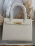 COOGI包包女款輕奢品牌女士斜挎手提托特包女情人節生日禮物送女友老婆 米白 曬單實(shí)拍圖