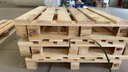 澳顏萊定做實(shí)木出口熏蒸托盤(pán)熏蒸消毒木卡板四面叉車(chē)木托盤(pán)IPPC熏蒸標識 熏蒸出口款100*120cm(1噸內)現貨 曬單實(shí)拍圖