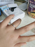 芯奢S925純銀麻花開(kāi)口戒指女士小眾設計高級感單戒可調節食指環(huán)尾戒 S925銀麻花鉆戒指 曬單實(shí)拍圖