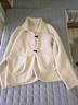 恒源祥輕奢小香風(fēng)短款雙面羊絨大衣女早秋新款高級感小個(gè)子減齡毛呢外套 米色 S 建議90-100斤 曬單實(shí)拍圖