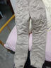 雪中飛2025冬新款鵝絨羽絨褲內穿女不臃腫顯瘦保暖高腰內膽中老年 卡其色|7101 L 170/76A 曬單實(shí)拍圖