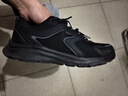 特步跑步鞋男鞋運動(dòng)鞋男輕便減震休閑鞋跑鞋學(xué)生鞋 黑 41碼 曬單實(shí)拍圖