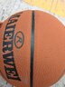 邁爾威正品籃球發(fā)泡丁基真皮牛皮質(zhì)感翻毛耐磨七號成人室內外學(xué)生水泥地 M233翻毛顆粒發(fā)泡深棕【十年包賠 七號標準比賽 曬單實(shí)拍圖