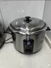 三角牌（Triangle）電飯煲 老式電飯鍋家用304不銹鋼煮飯鍋燉湯鍋帶蒸籠家庭用大容量 3升丨升級304內膽【0涂層】丨2-4人 3L 曬單實(shí)拍圖