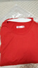 胖mm大碼秋衣秋褲套裝打底衣保暖內衣睡衣家居服秋冬本命年紅色 紅色 213 5XL 曬單實(shí)拍圖