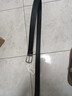 鱷魚(yú)恤新年禮物百搭青年頭層牛皮休閑皮帶男士牛皮針扣腰帶黑色 曬單實(shí)拍圖