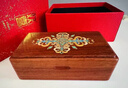 漢臻唐璽（HONZONTX）實(shí)木首飾盒高檔精致飾品耳環(huán)珠寶收納盒2025新款小型盒子生日禮物 綺夢(mèng)錦盒-緬甸花梨木首飾盒 曬單實(shí)拍圖