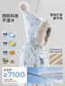 嫚熙（EMXEE）【新品】童裝兒童羽絨服寶寶加絨加厚95鵝絨男女童外出保暖外套冬 天鵝舞曲 95%白鵝絨-700+蓬松度1000+清潔度 90 【1-2歲，建議體重9.5-13kg】 曬單實(shí)拍圖