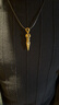 豐全珠寶如意平安降魔杵黃金吊墜黑金男士首飾足金999項鏈吉祥節日禮物潮 黃金吊墜約9g[如意降魔杵]+項繩 曬單實(shí)拍圖