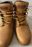 帕拉?。≒ALLADIUM）新款保暖大黃靴子男休閑戶(hù)外真皮馬丁靴百搭高幫鞋男女同款工裝靴 琥珀黃 43 曬單實(shí)拍圖