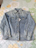 Lee舒適版復古男長(cháng)袖翻領(lǐng)牛仔夾克外套潮 復古淺藍色 M 曬單實(shí)拍圖