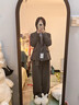 圖曼朵西裝套裝女正裝西服黑色高端西裝外套春秋通勤面試職業(yè)商務(wù)褲裝 黑色套裝【西裝外套+西褲】 S 推薦97-105斤可穿【國考省考】 曬單實(shí)拍圖