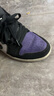 CLENIKEED【廠(chǎng)牌】Air喬1AJ1低幫籃球鞋煙灰影子灰男女學(xué)生運動(dòng)休 黑紫 36 曬單實(shí)拍圖