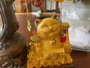 聚善緣財源廣進(jìn)發(fā)財樹(shù)招財貓擺件店鋪收銀臺裝飾工藝品喬遷開(kāi)業(yè)禮物 【京倉速發(fā)】中號長(cháng)39寬14高32cm 曬單實(shí)拍圖