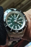野狼防水男士全自動(dòng)機械表氚氣夜光送禮物正品緑水鬼機械手表男V1031 綠面款-綠色夜光 曬單實(shí)拍圖